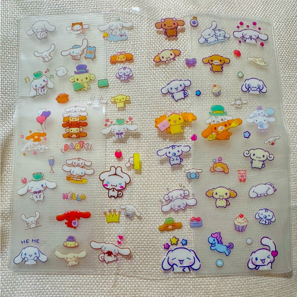 Hobonichi weeks clear planner cover cinnamoroll dog planner cover agenda cover